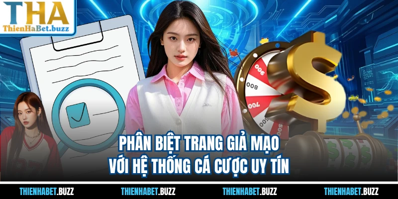 Phân biệt trang giả mạo với hệ thống cá cược uy tín