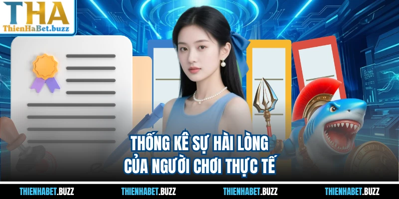 Thống kê sự hài lòng của người chơi thực tế